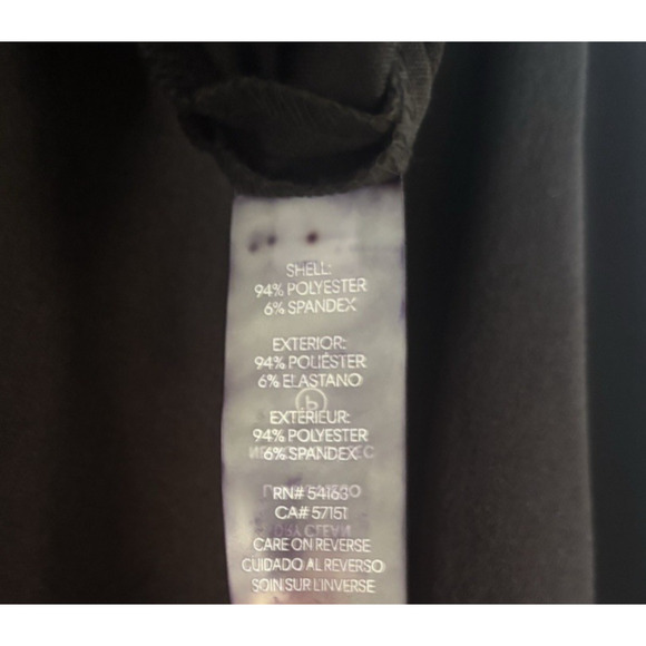 Calvin Klein Womens Dress 12 Black Sleeveless Bodycon Knee Black - Picture 4 of 9